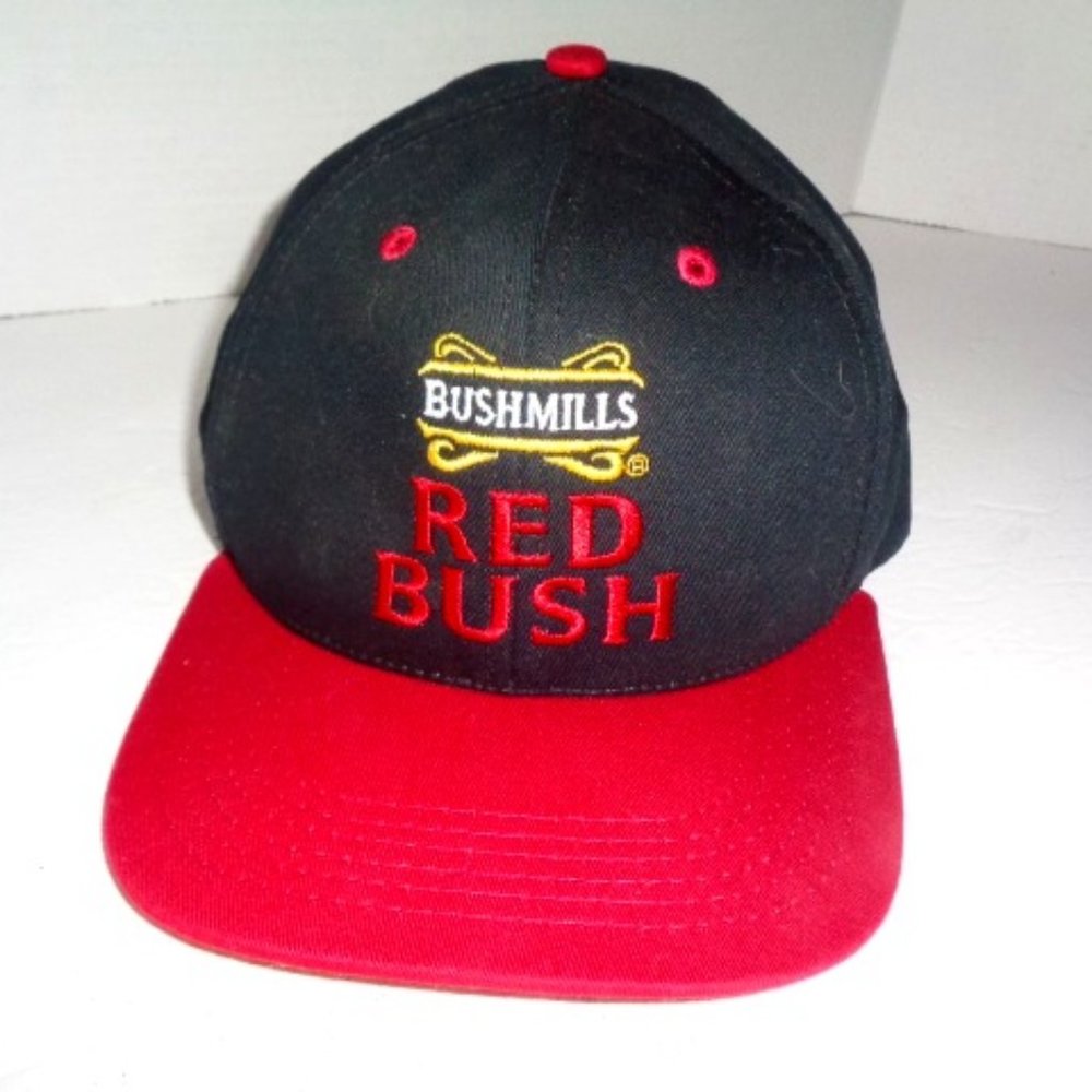 BUSHMILLS Red Bush Irish Whiskey Ball Cap, Adult Adjustable, Brand New